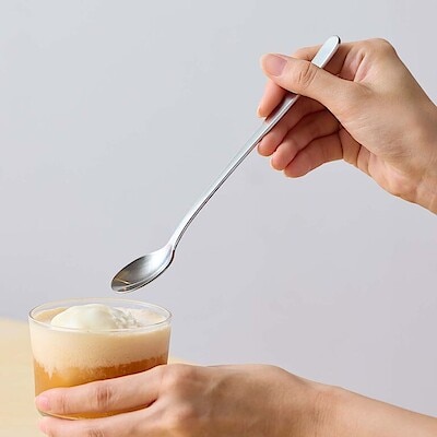 ステンレス ロング ドリンクスプーン