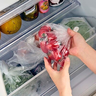 野菜や果物の鮮度を保つ ポリエチレン袋