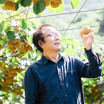 一口の“美味しい”のために。はずれを引かせないキウイづくり。