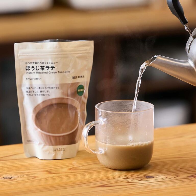 溶かすだけで、ほっこり香ばしい。ほうじ茶ラテ