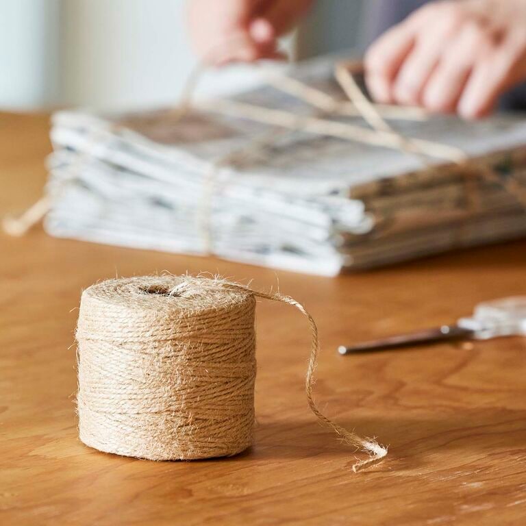 使い終われば自然に還る、丈夫なおよそ100ｍ。麻ひも