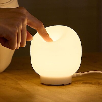 タイマーで消せる、やさしい光。LEDシリコーンライト