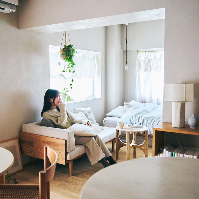 住みたい空間をつくりあげた部屋 ｜ スタッキングシェルフ、ステンレス ユニットシェルフ ほか