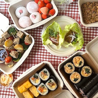 春の彩り。外でも食べやすい、お花見弁当