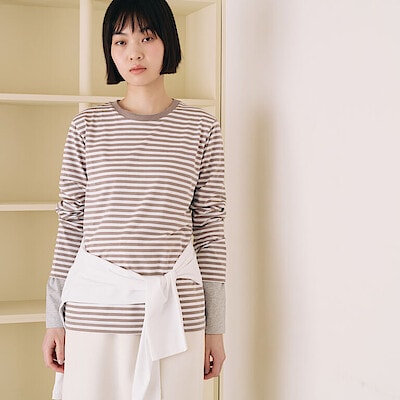 フィット感も使い勝手も、ちょうど良い。「クルーネック長袖Tシャツ」 ｜ 着まわしたい、定番服