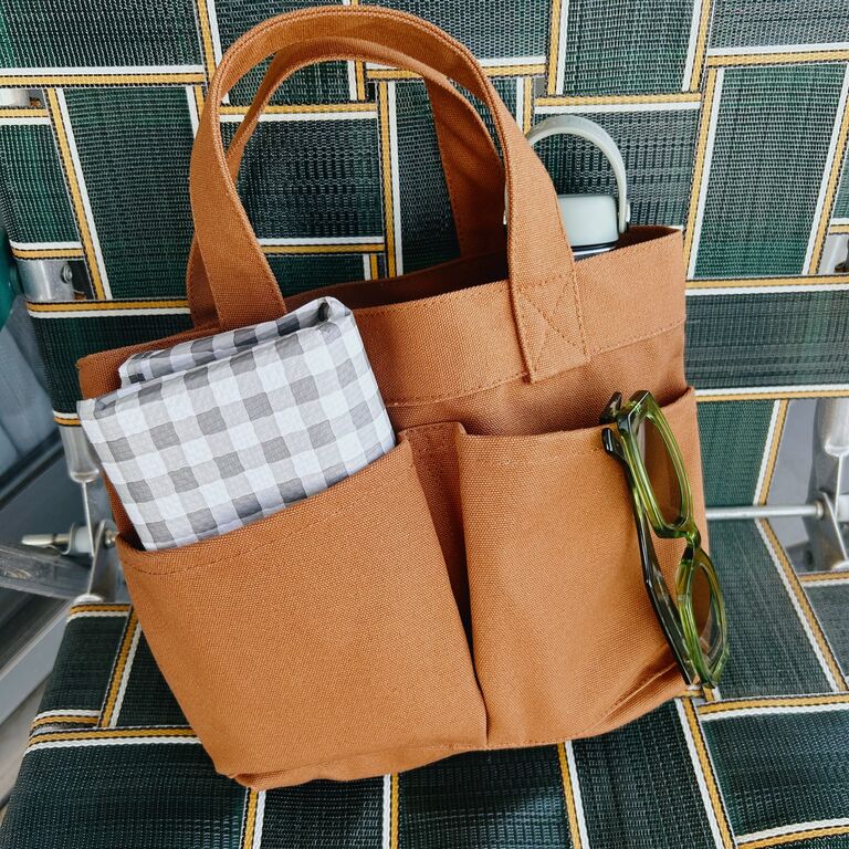 春のピクニックアイテム、全部入りました ｜ 帆布　ミニトートバッグ