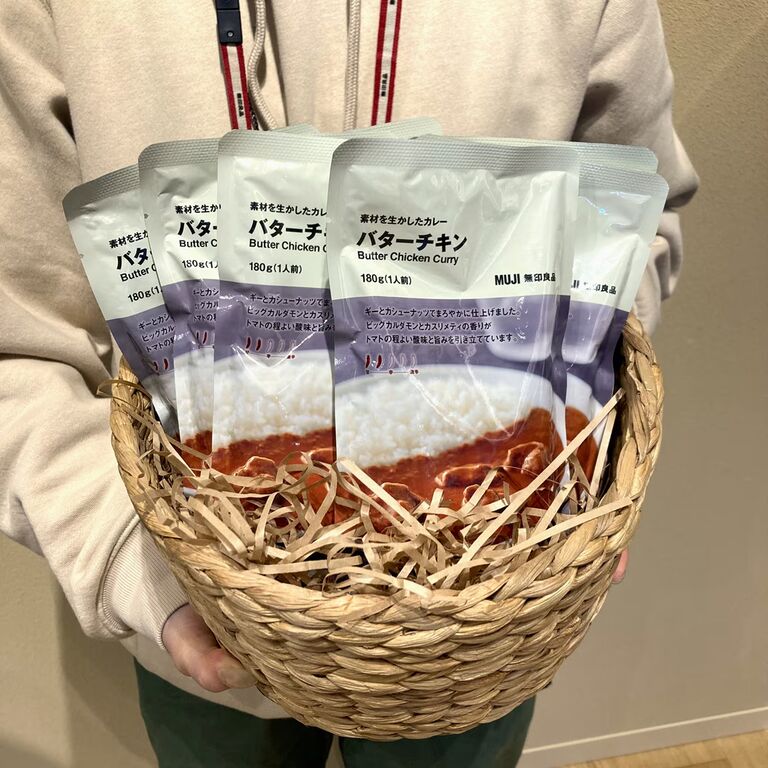 無印良品　カレー　人気　バターチキン