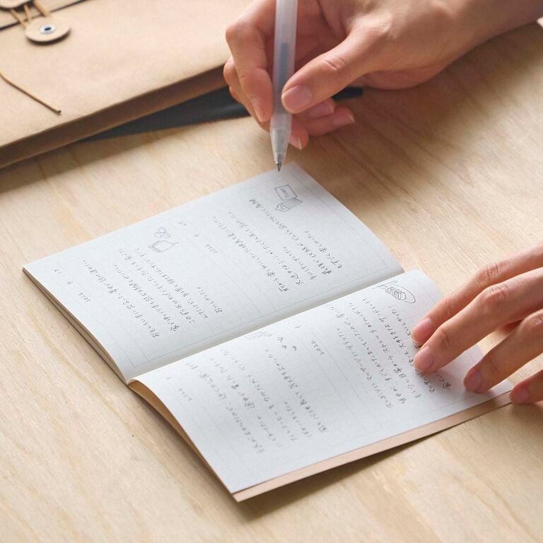 思いのままに、向き合える。A6サイズの2コマノート