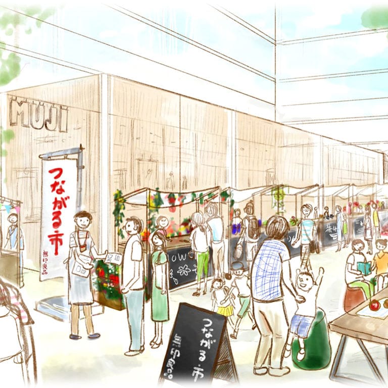 「無印良品 東京有明」 つながる市を開催します