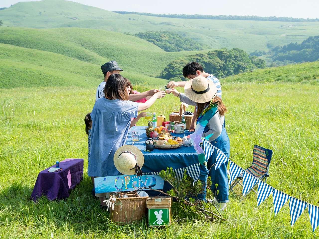 キービジュアル画像：お茶の時間を、楽しむ。