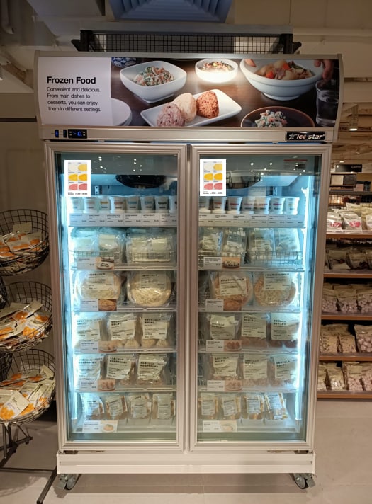 Frozen food fridge 2
