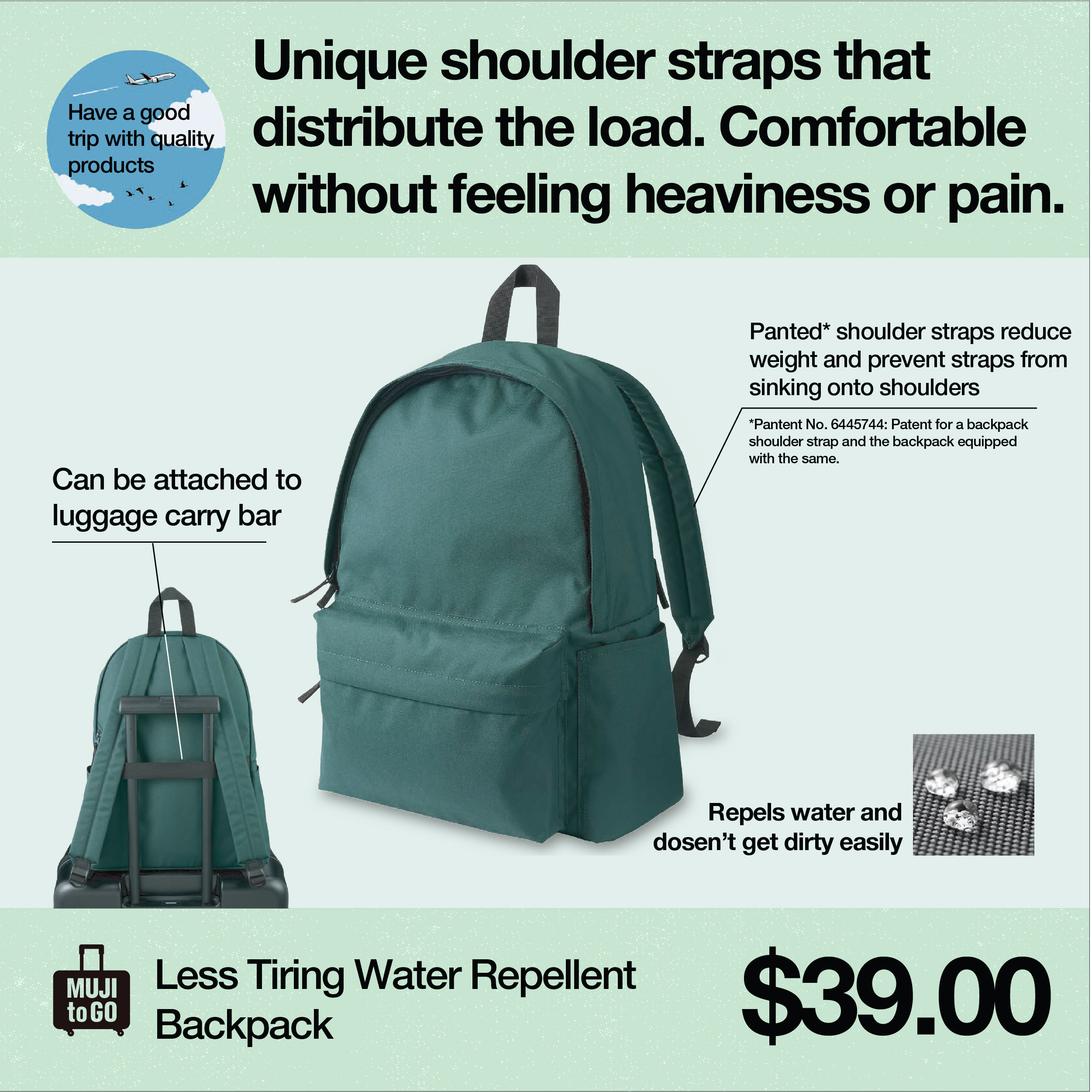 MTG-Less Tiring Water Repellent Backpack_02