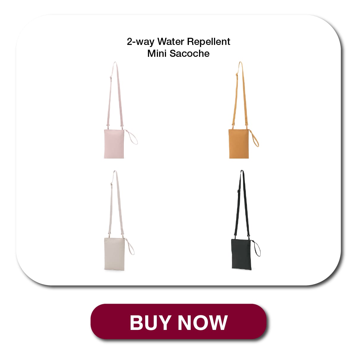 Water Repellent Sacoche Mini_02
