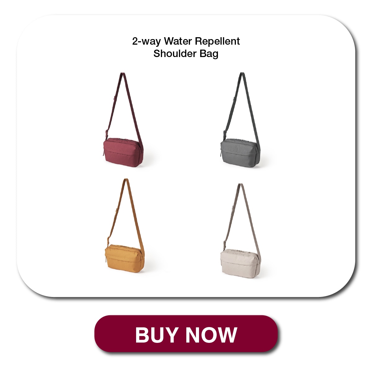 Water Repellent shoulder bag_02