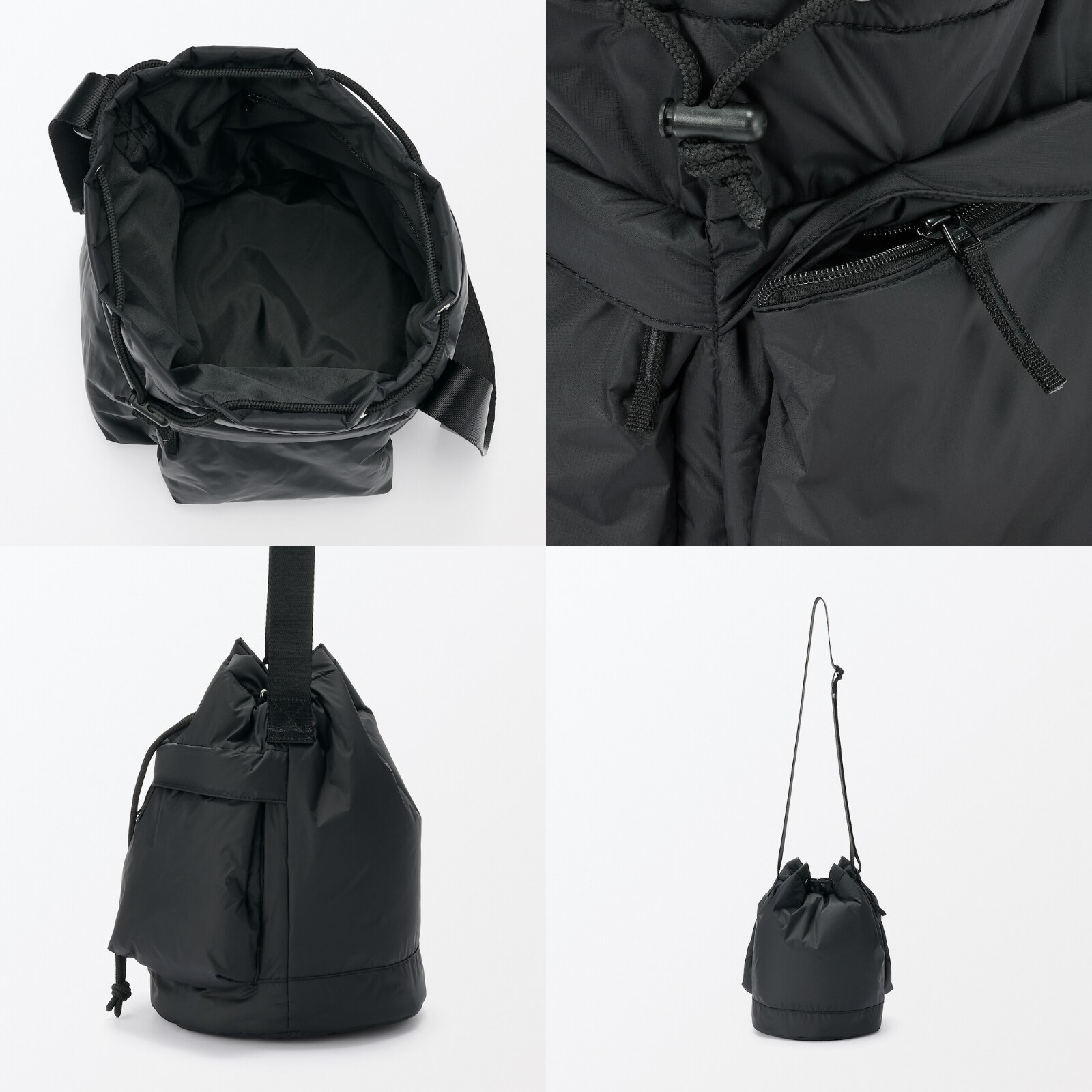 Water Repellent Padded Drawstring Bag_01