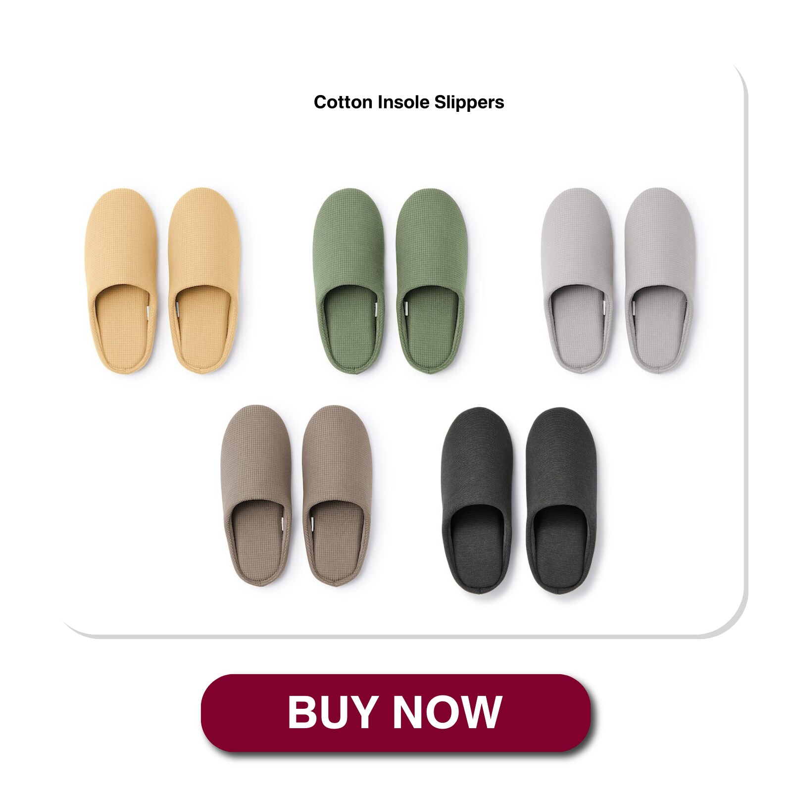 cotton insole slippers_02