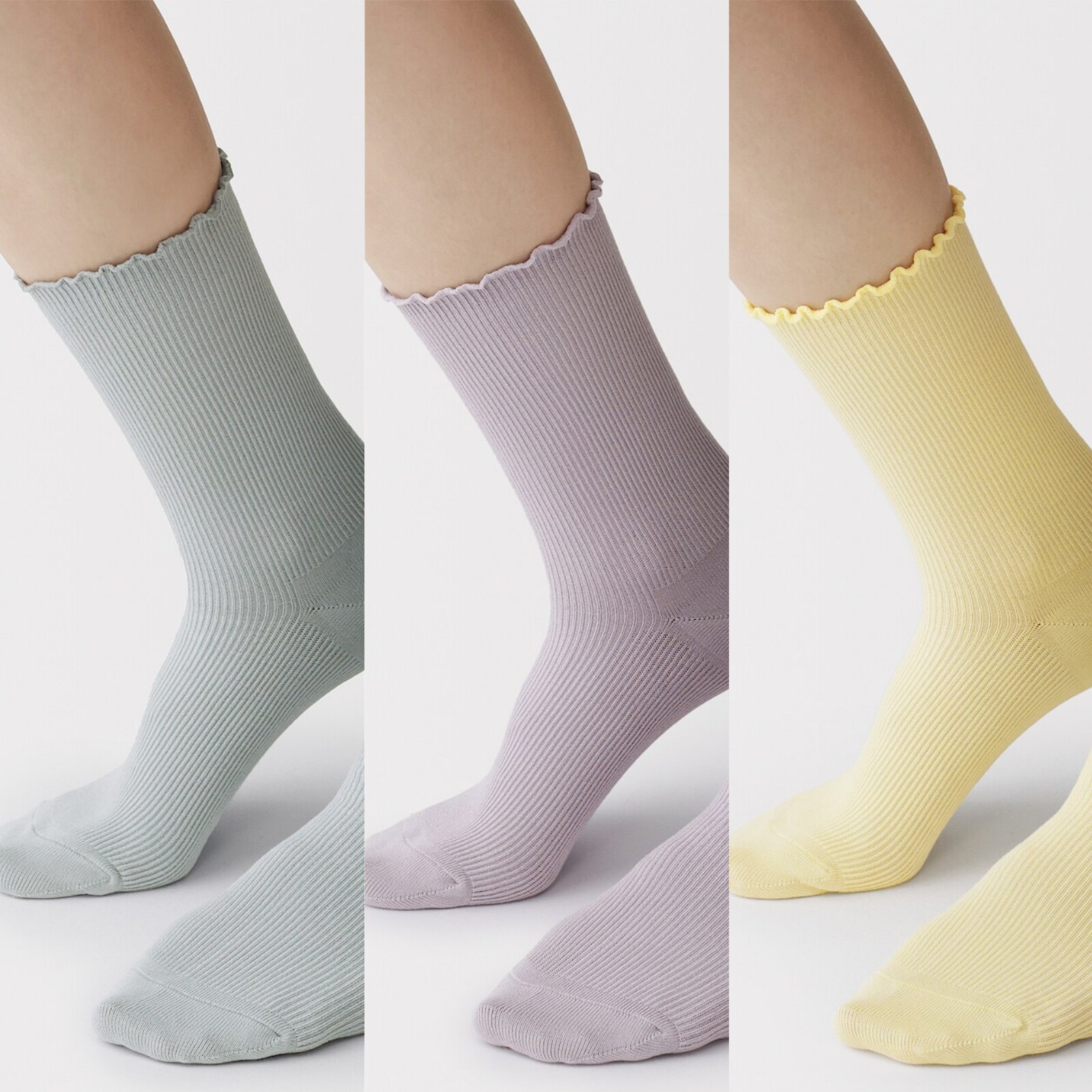 w's Right Angle Loose Top Rayon Blended Mellow Top Socks_01