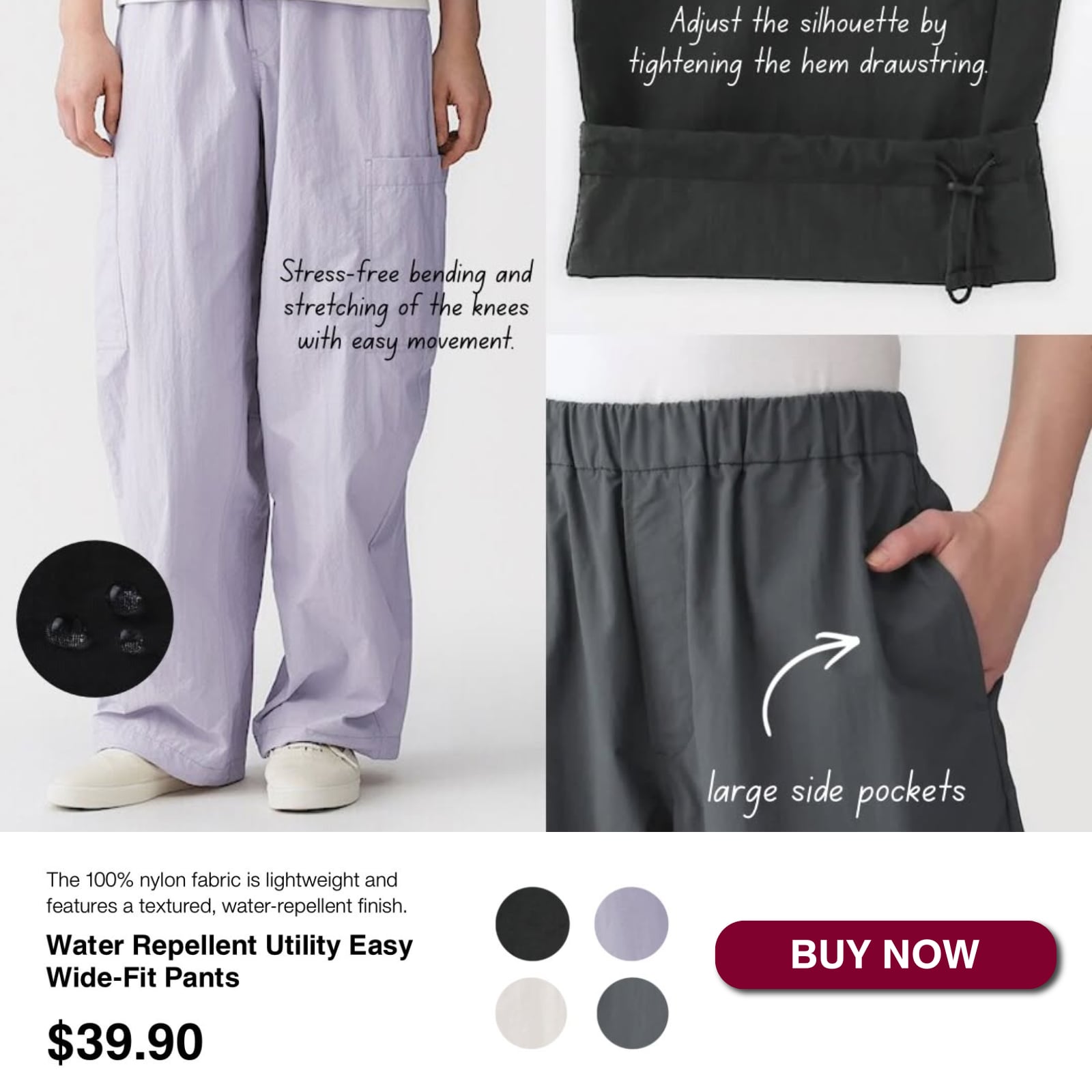 W's Water Repellent & Twill Weave Bottoms_01