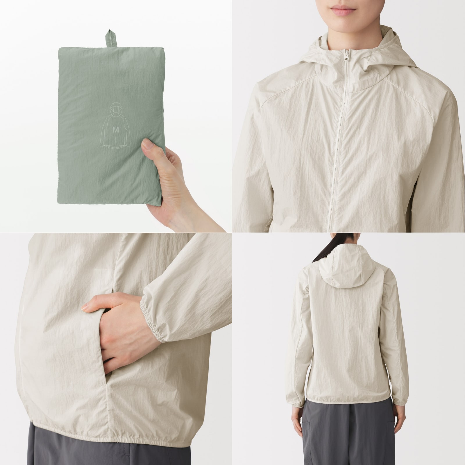 w's water repellent uv pocketable hoodie_01
