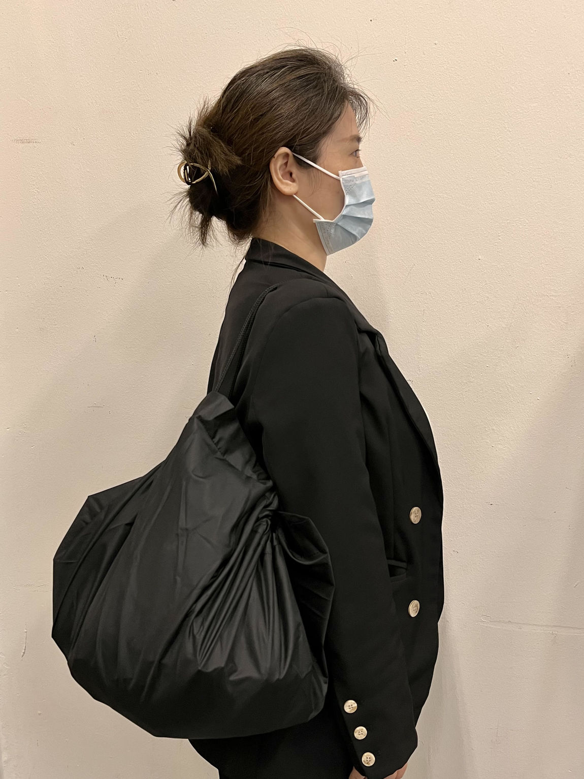 Wrap Drawstring Pocketable Bag