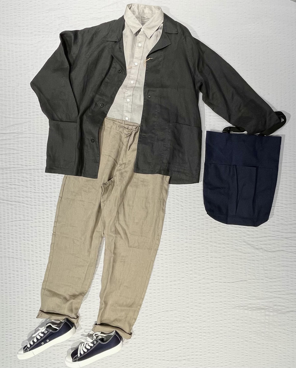 Linen Washed Shirt Jacket, Linen Washed Shirt, Linen Trousers