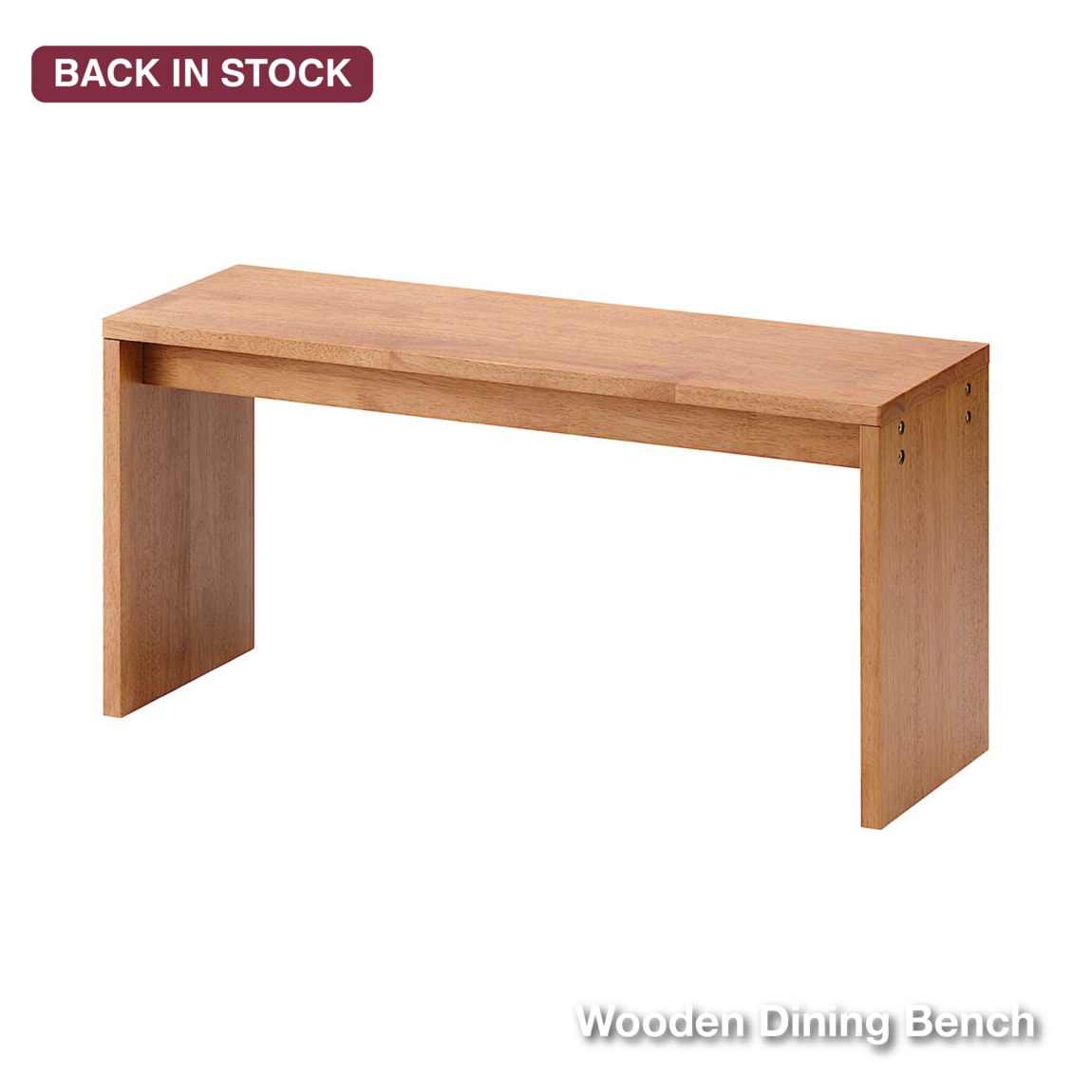wooden dining bench