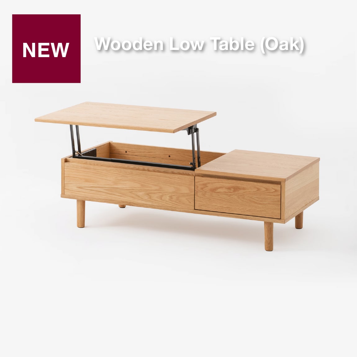 wooden low table