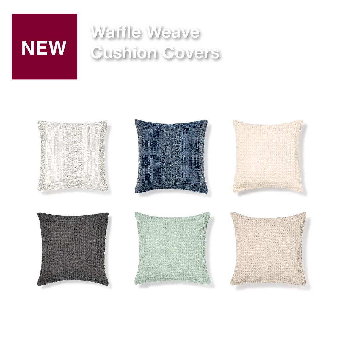 waffle weave cushion cover