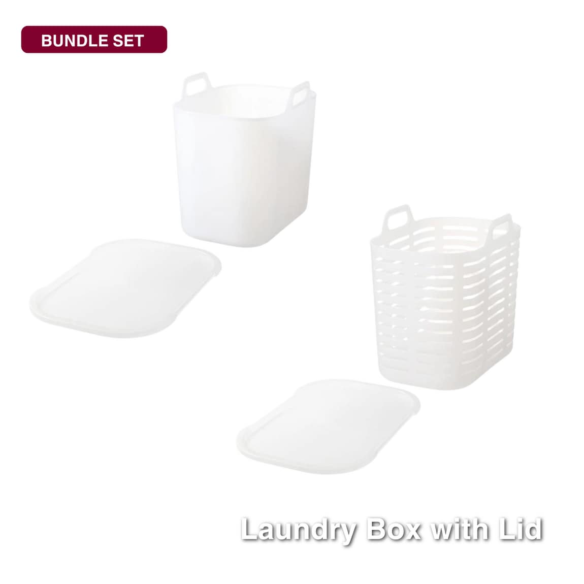 Laundry Box with Lid