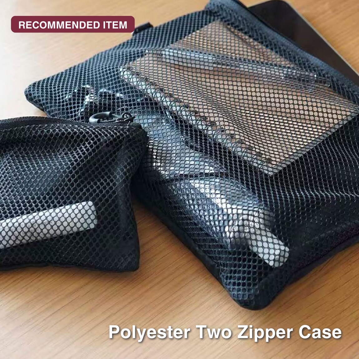 polyester zipper case