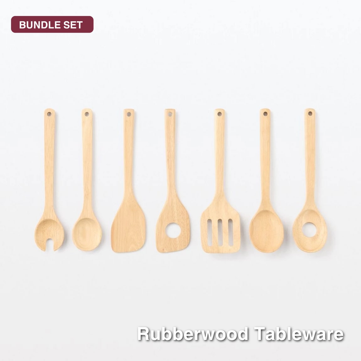 Rubberwood Tableware