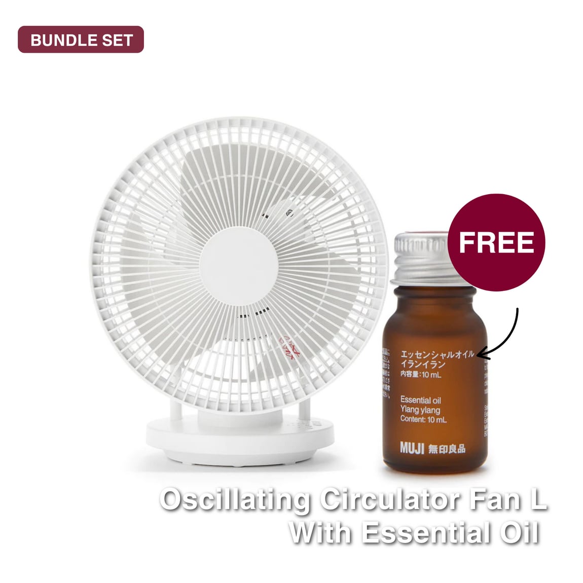 circulator fan and oil set