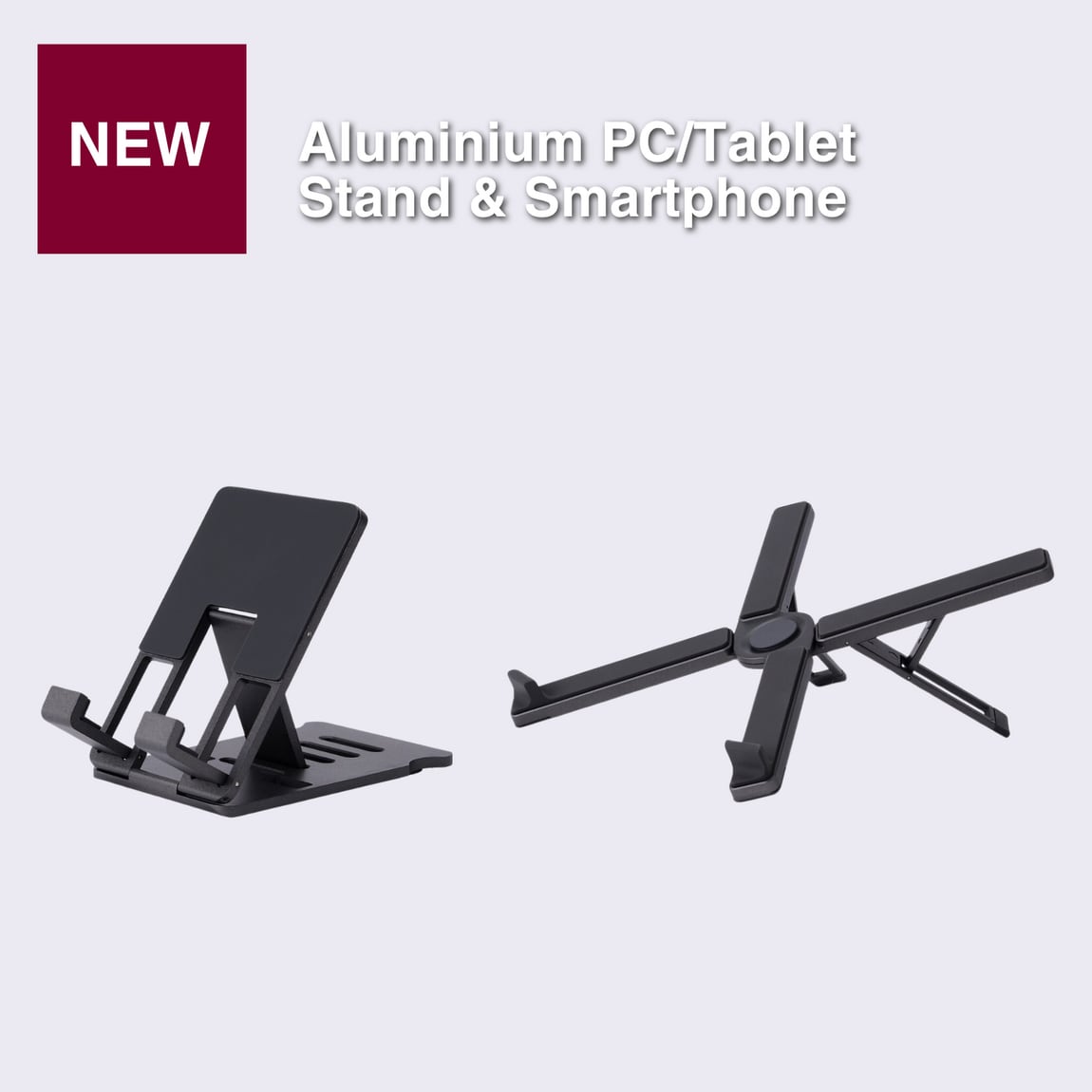 aluminium standt