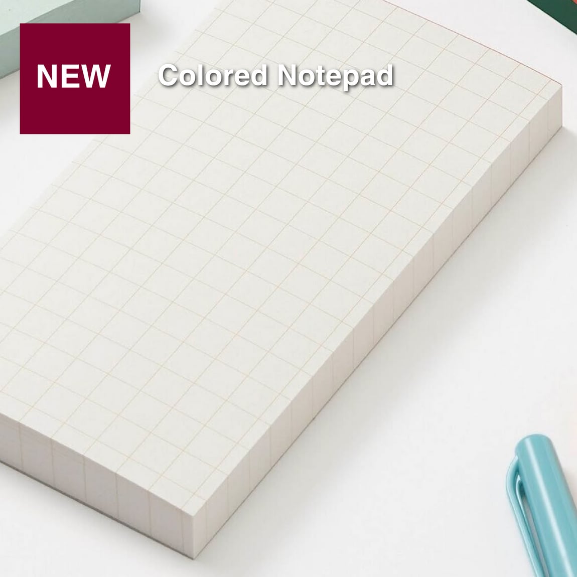 colored notepad