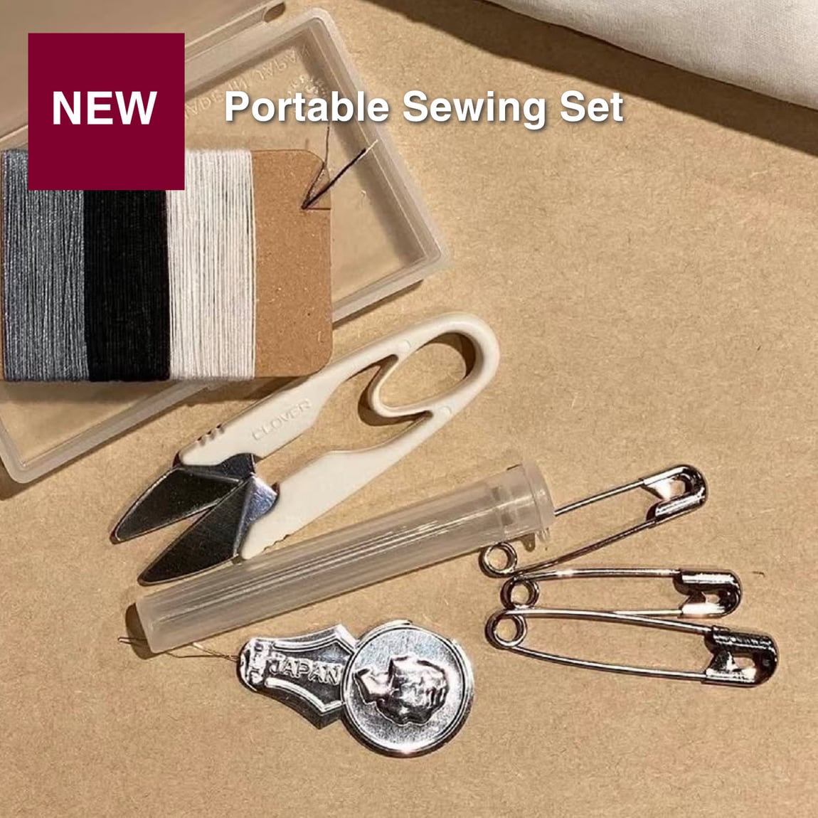 portable sewing set