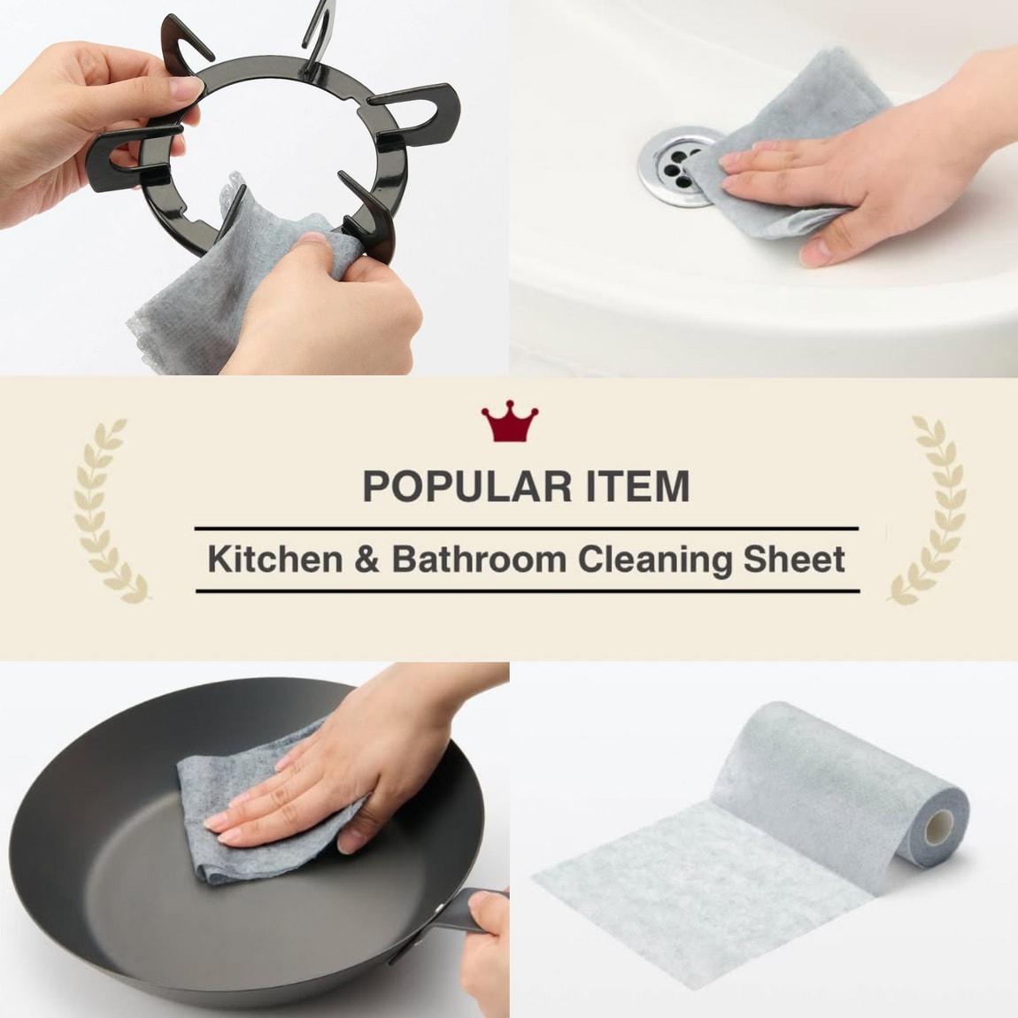 kitchen and bathroom cleaning sheet