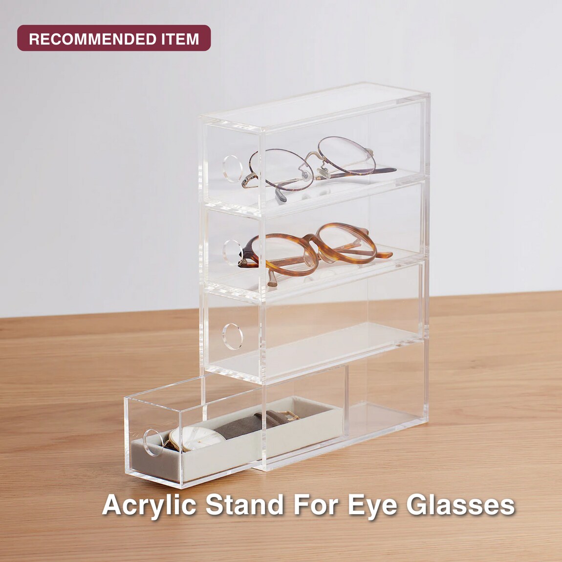 acrylic stand for glass