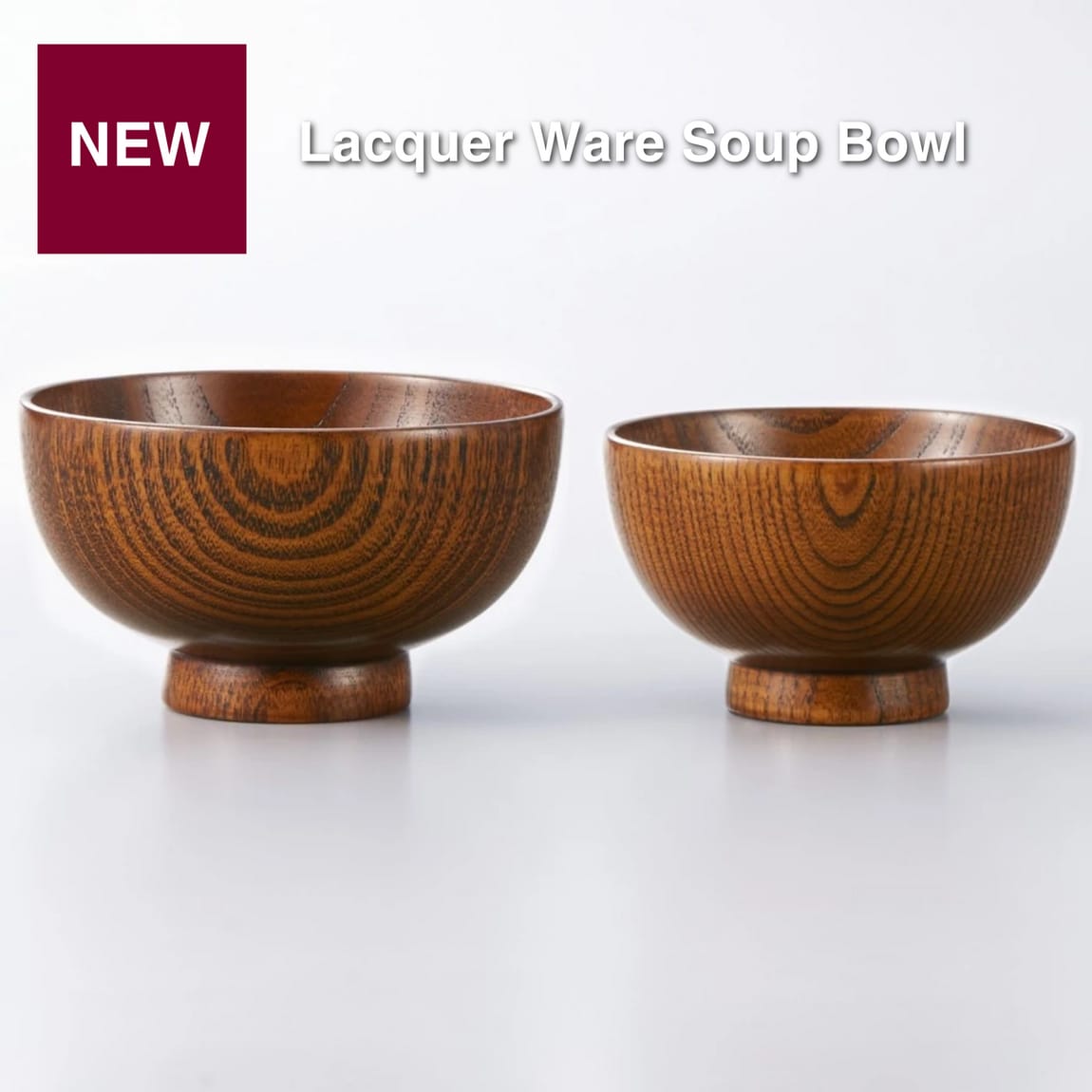 Lacquer Ware Soup Bowl S