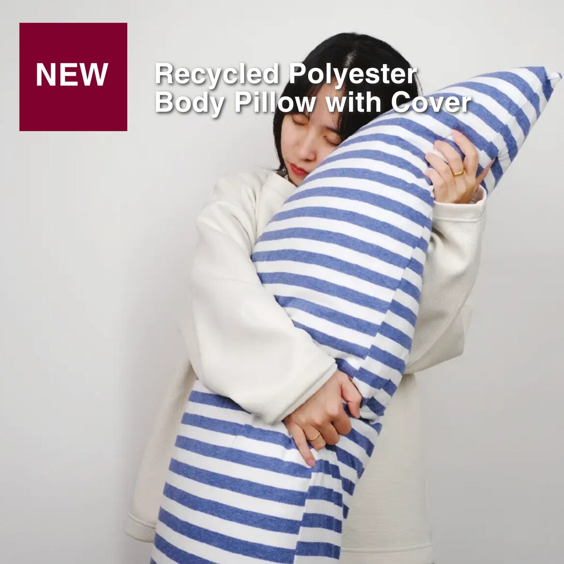 body poly pillow with cover