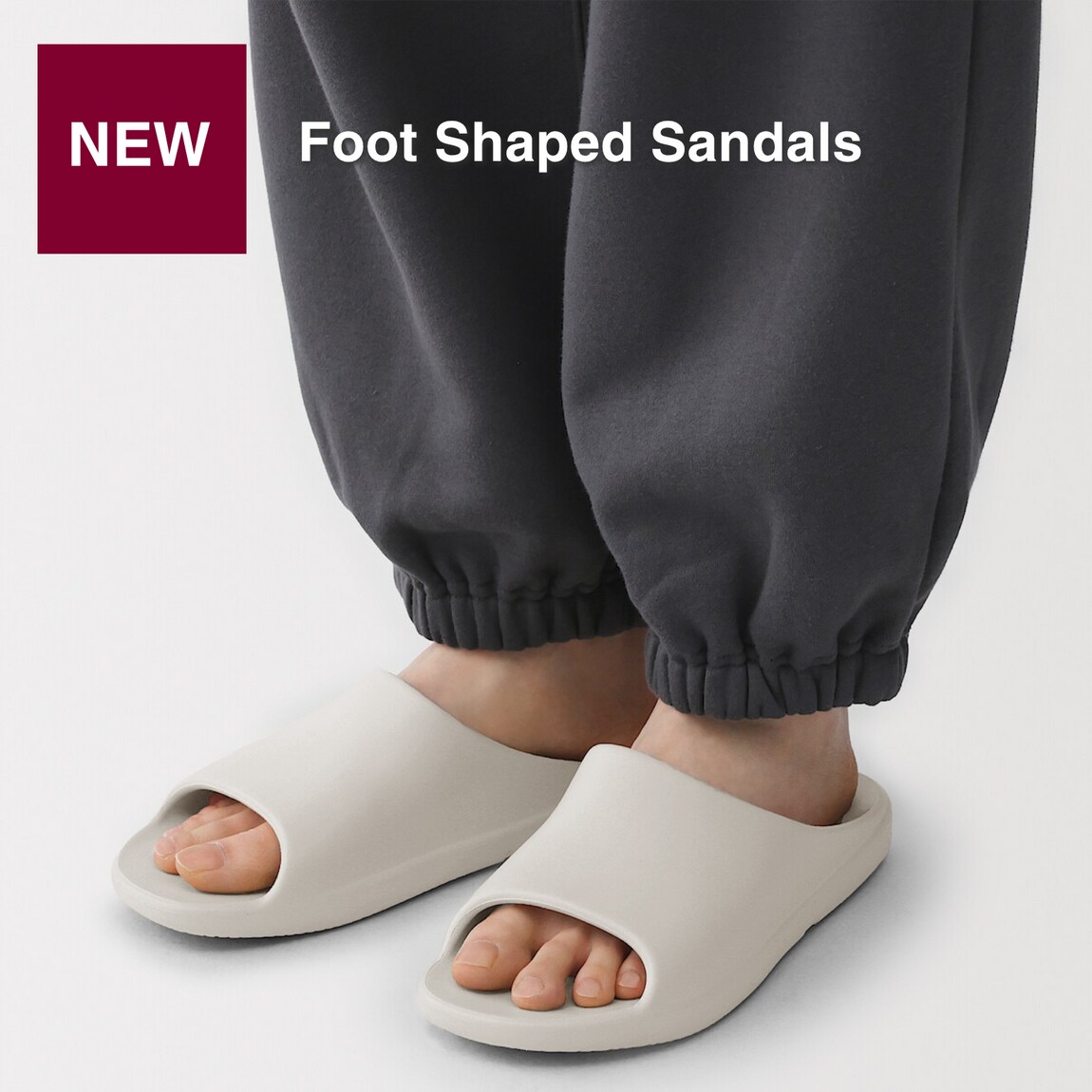 foot shaped sandals