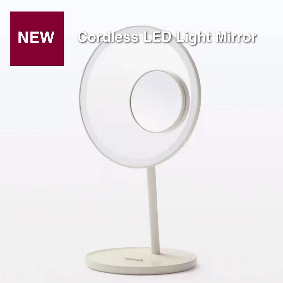 cordless light mirror