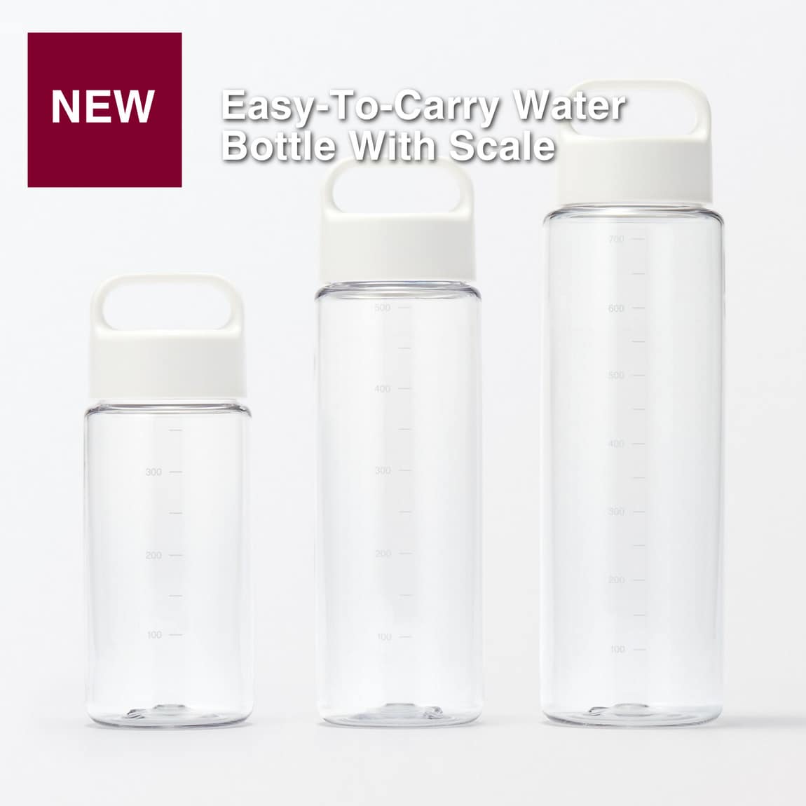 Easy-To-Carry Water Bottle With Scale