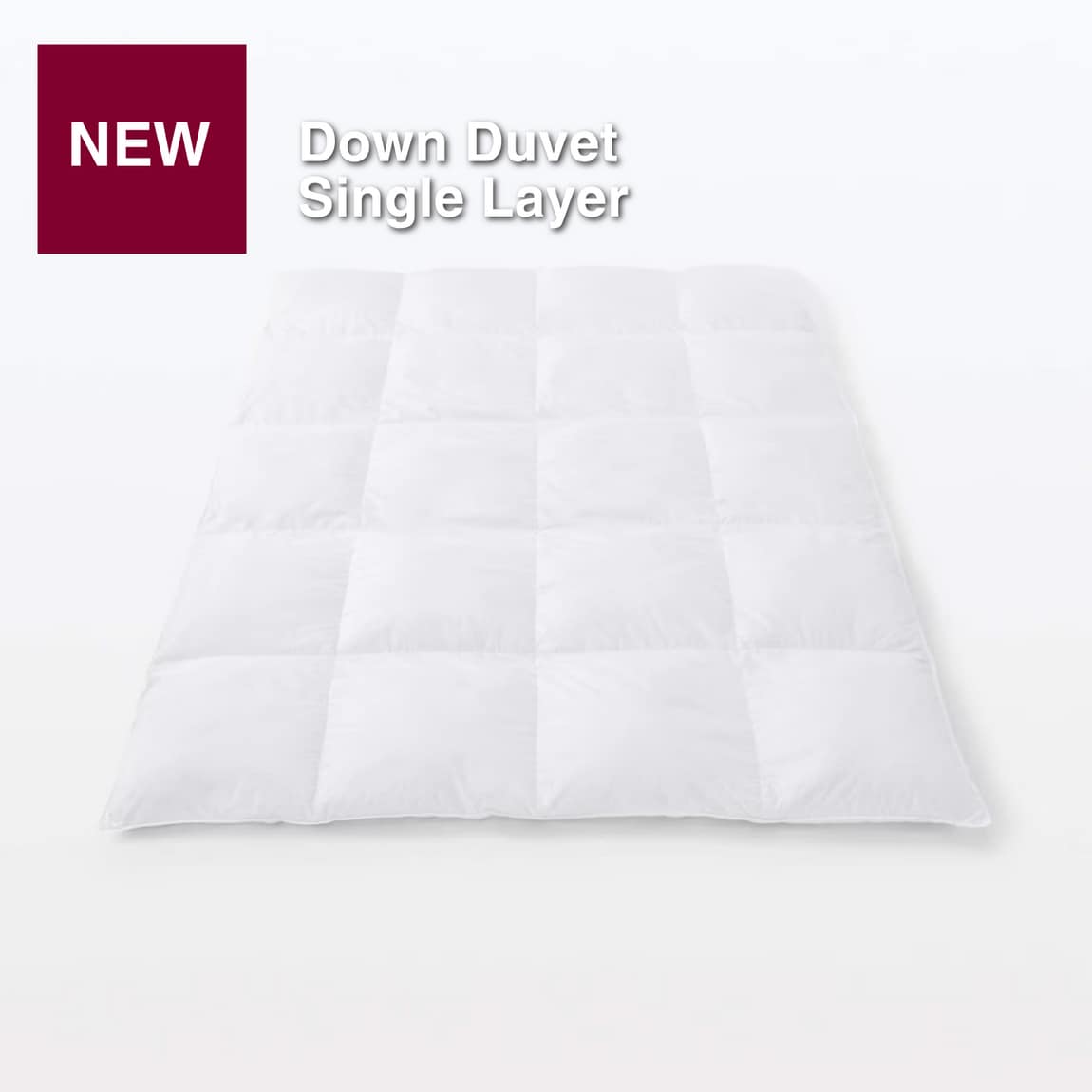 single layer duvet