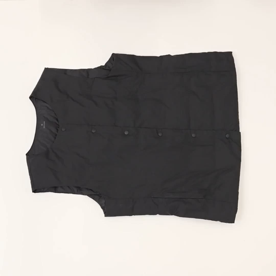 婦人 軽量ダウンポケッタブルノーカラーベスト | 無印良品