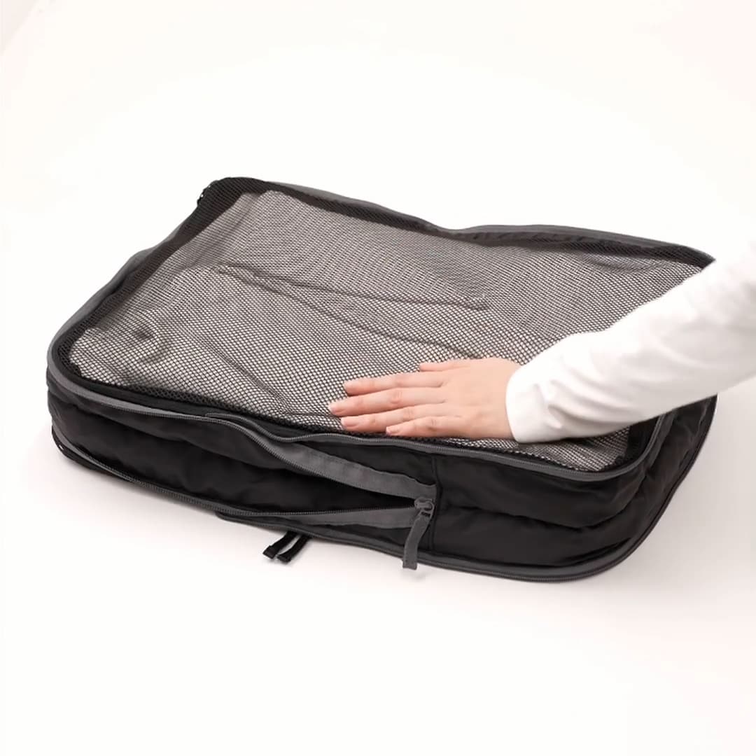 再生ポリエステル仕分けケース圧縮タイプ | 無印良品
