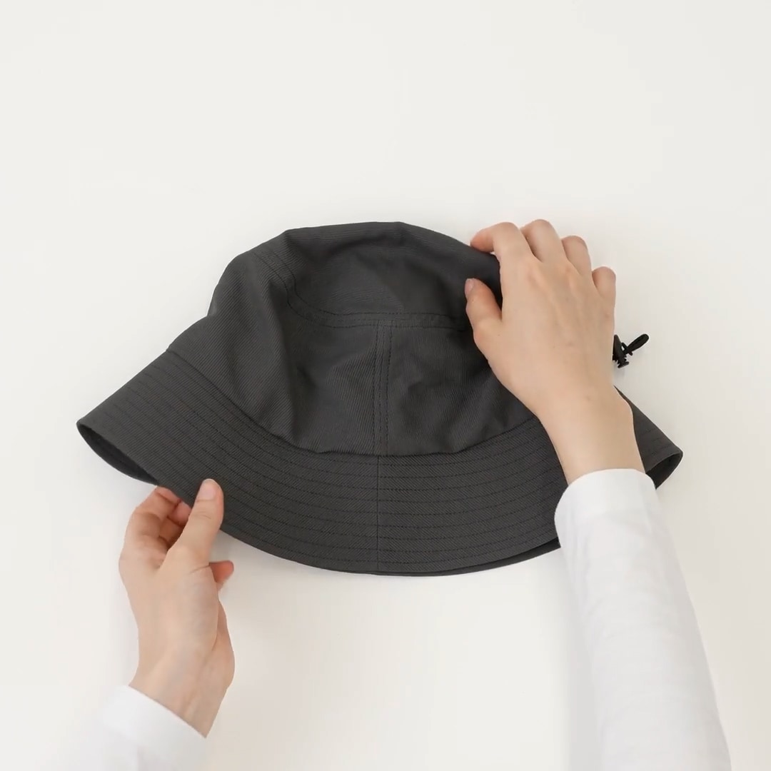 UVカット風を通す ちいさくまとまる バケットハット | 無印良品