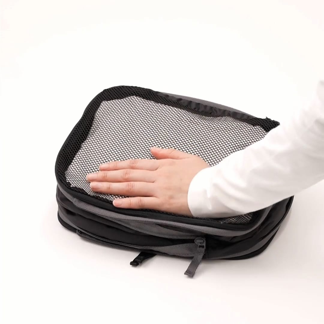 再生ポリエステル仕分けケース圧縮タイプ | 無印良品