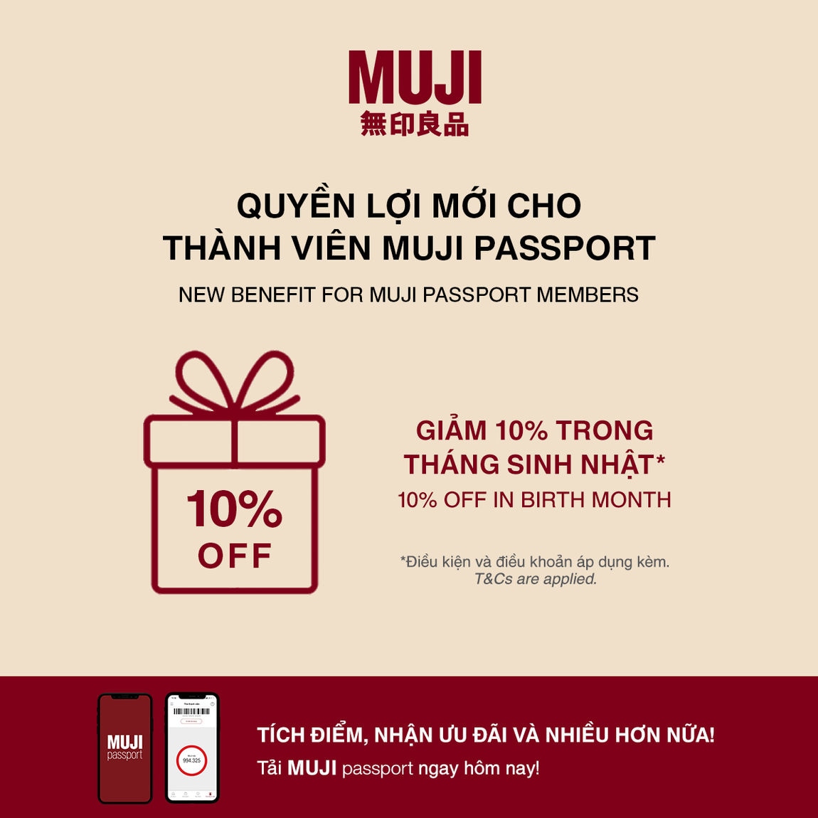 new birthday coupon benefit