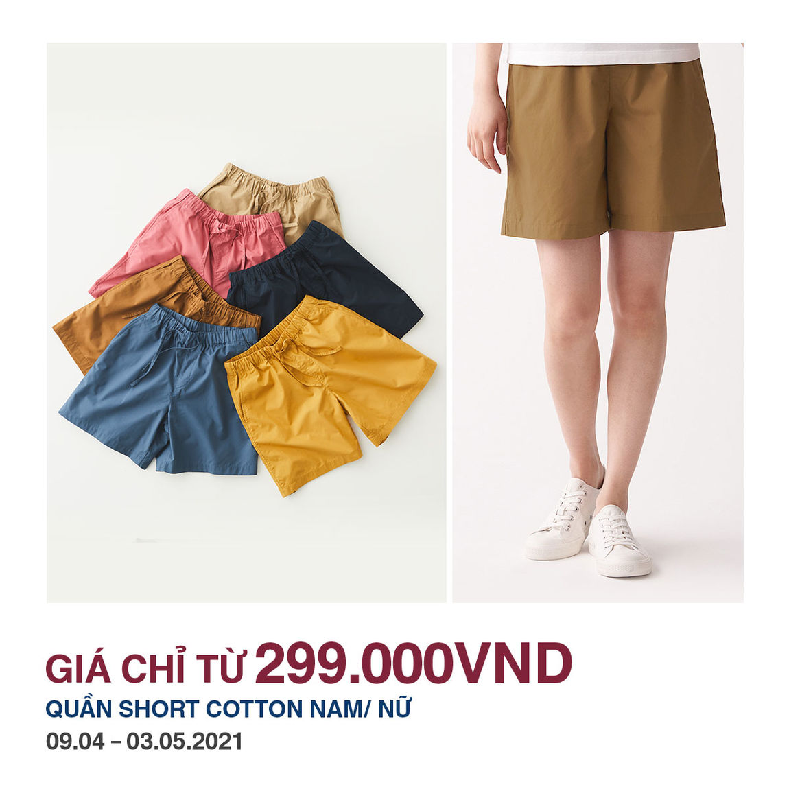 Quần short (có size cho nam & nữ)