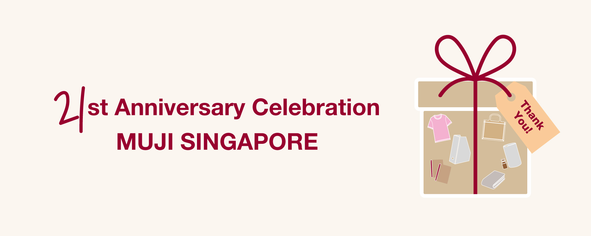 MUJI Singapore Turns 21
